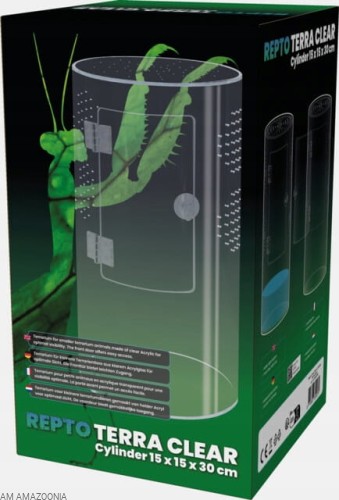 REPTO TERRA CLEAR Terrarium akrylowe 15 x 15 x 30 cm