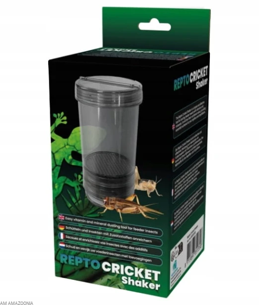 REPTO Cricket Shaker do MIESZANIA i PODAWANIA owadów i suplementów