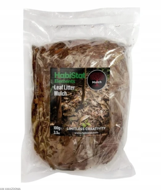 HabiStat Leaf Litter Ściółka z liści - detailling podłoża do terrarium 100g