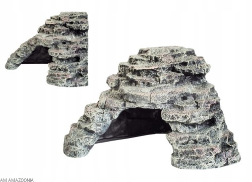REPTO Narożna kryjówka S PREMIUM do terrarium, wyspa ciepła 20 x 19 x 13 cm