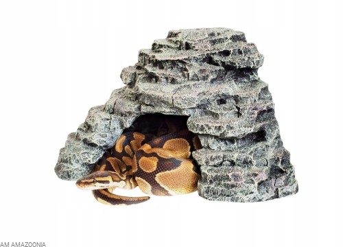REPTO Narożna kryjówka S PREMIUM do terrarium, wyspa ciepła 20 x 19 x 13 cm