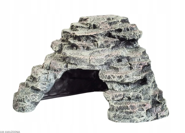 REPTO Narożna kryjówka L PREMIUM do terrarium wyspa ciepła 25 x 30 x 19,5cm