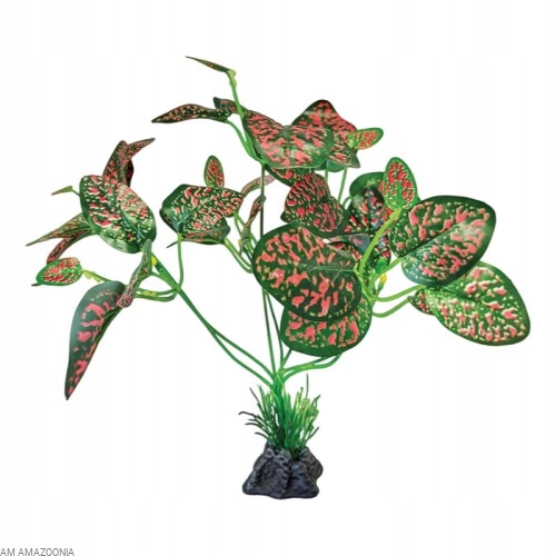 REPTO Sztuczna roślina do terrarium Stojąca BEGONIA 15 x 30 cm