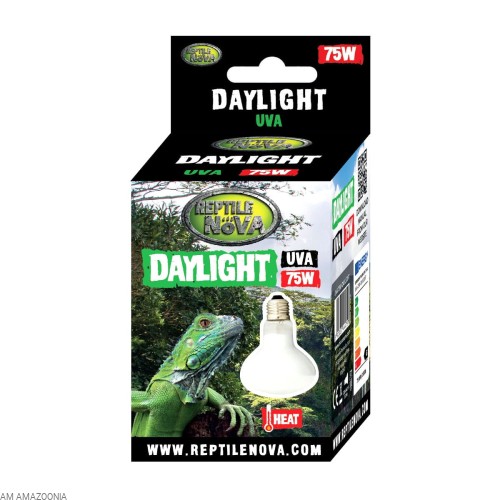 Żarówka grzewcza UVA - Reptile Nova Daylight 75W