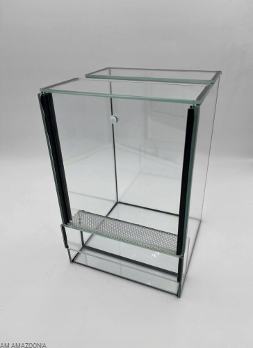 AM AMAZOONIA Terrarium szklane PREMIUM - gilotyna, dla ptasznika 20x20x40cm
