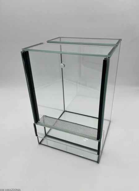 AM AMAZOONIA Terrarium szklane PREMIUM - gilotyna, dla ptasznika 20x20x40cm