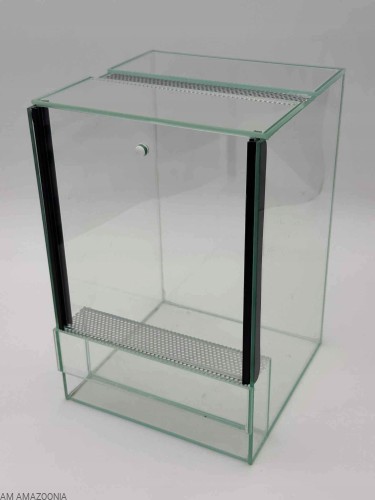 AM AMAZOONIA Terrarium szklane PREMIUM - gilotyna, dla ptasznika 20x20x40cm