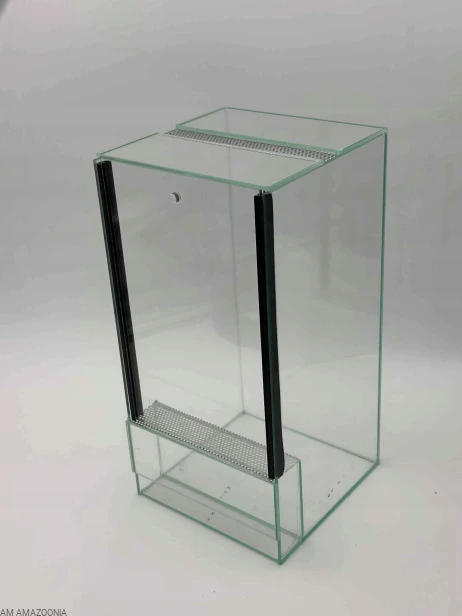 AM AMAZOONIA Terrarium szklane PREMIUM - gilotyna, dla ptasznika 20x20x40cm