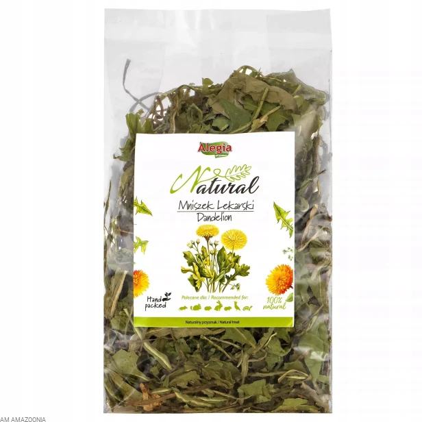 Alegia Natural Mniszek Lekarski, naturalny suszony pokarm dla żółwia 90g
