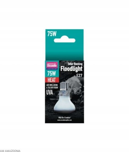 ARCADIA FLOODLIGHT - Żarówka grzewcza dla gadów 75W