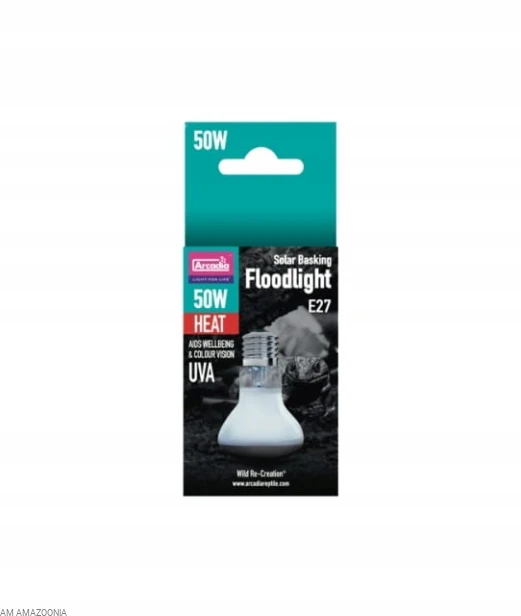 ARCADIA FLOODLIGHT - Żarówka grzewcza dla gadów 50W