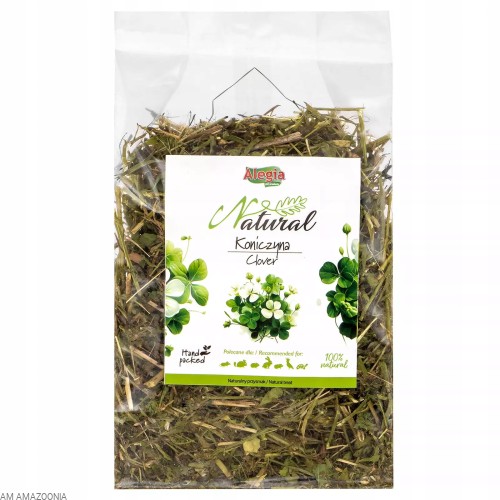 Alegia Suszona koniczyna, naturalny pokarm, zioła dla gadów, żółwia 100g