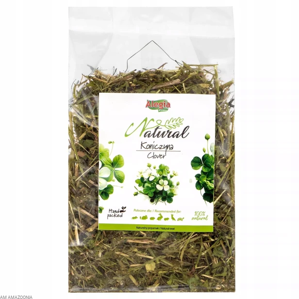 Alegia Suszona koniczyna, naturalny pokarm, zioła dla gadów, żółwia 100g
