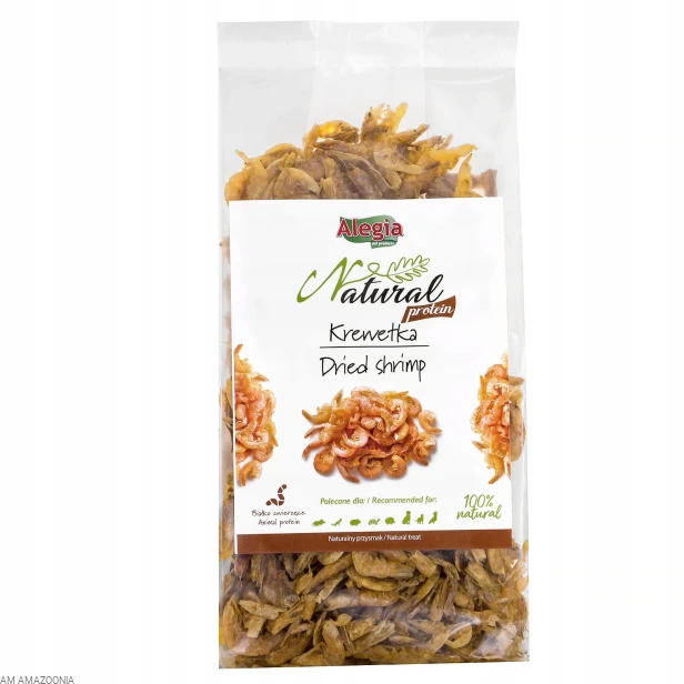 Alegia Krewetka suszona, Naturalny pokarm dla żółwia wodno-lądowego 125 g