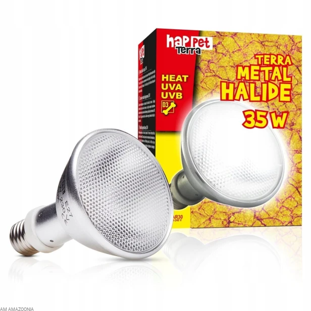 Happet Terra Żarówka 3w1 gwint E27 METAHALOGEN UVB 35W