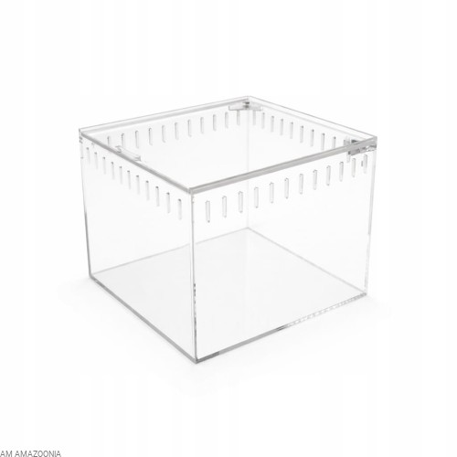 Terrarium akrylowe zamykane na magnes dla ptasznika 13 x 11 x 12 cm
