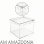 Terrarium akrylowe zamykane na magnes dla ptasznika 13 x 11 x 12 cm