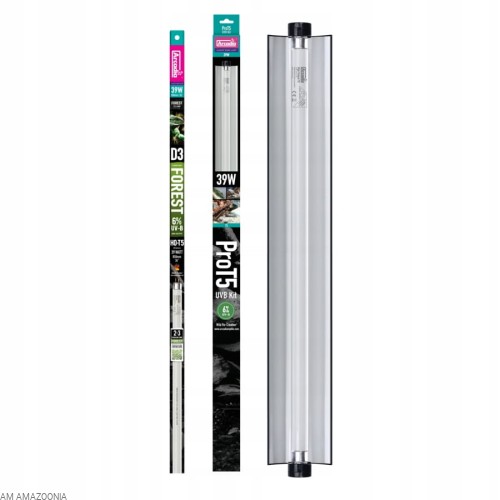 Arcadia Zestaw Oprawa + Świetlówka T5 UVB Kit 6% UVB 39W 87 cm