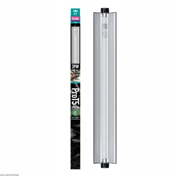 Arcadia Zestaw Oprawa + Świetlówka T5 UVB Kit 6% UVB 39W 87 cm
