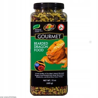 Zoo Med Gourmet Dragon Food Pokarm dla agamy brodatej z mącznikiem 383 g