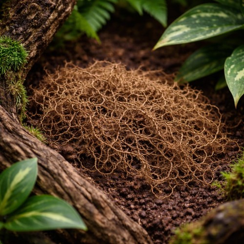 Curly Moss Naturalne korzonki mchu dekoracyjnego do terrarium 50 g