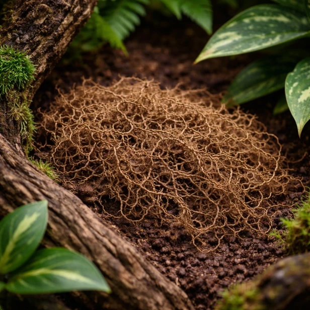 Curly Moss Naturalne korzonki mchu dekoracyjnego do terrarium 50 g