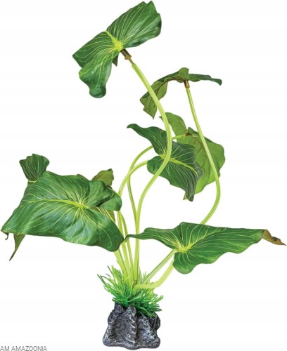 REPTO PLANT Sztuczny stojący filodendron, philodendron do terrarium 30 cm