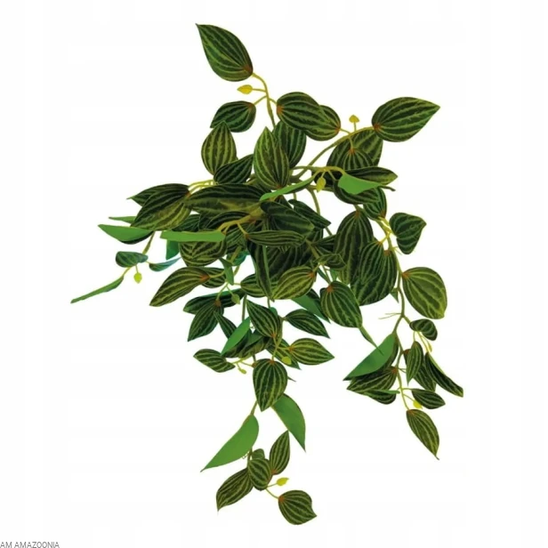 REPTO PLANT HANGING GREEN Sztuczna wisząca PEPEROMIA do terrarium 40 cm