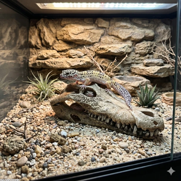 czaszka krokodyla aranżacja terrarium.png