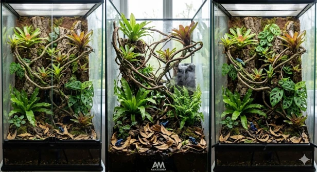 aranżacja terrarium bioaktywnego z liśćmi.jpg