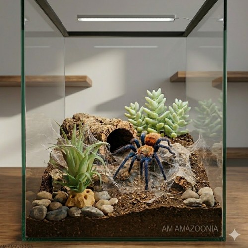 aranżacja terrarium chromatopelma, tillandsia repto.jpg