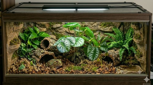 aranżacja terrarium dla żaby rogatej z repto begonia.jpg