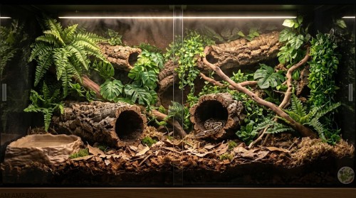 aranżacja terrarium dla pytona z forest floor i chipsem kokosowym.jpg