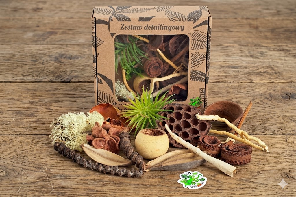 Zestaw detailingu do terrarium pustynnego - susz egzotyczny